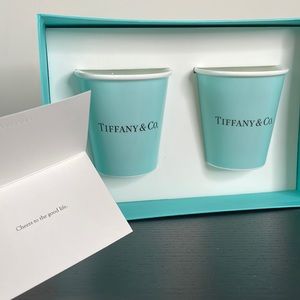 Tiffany & Co Bone China Drinking Cups